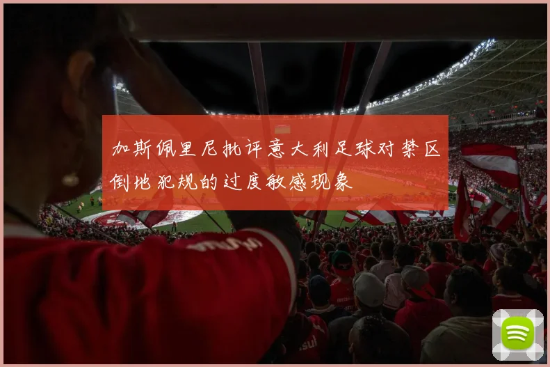 加斯佩里尼批评意大利足球对禁区倒地犯规的过度敏感现象